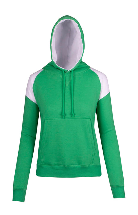 F303UN Team Ladies/Juniors Shoulder Contrast Panel Hoodie