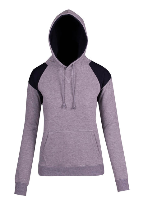 F303UN Team Ladies/Juniors Shoulder Contrast Panel Hoodie