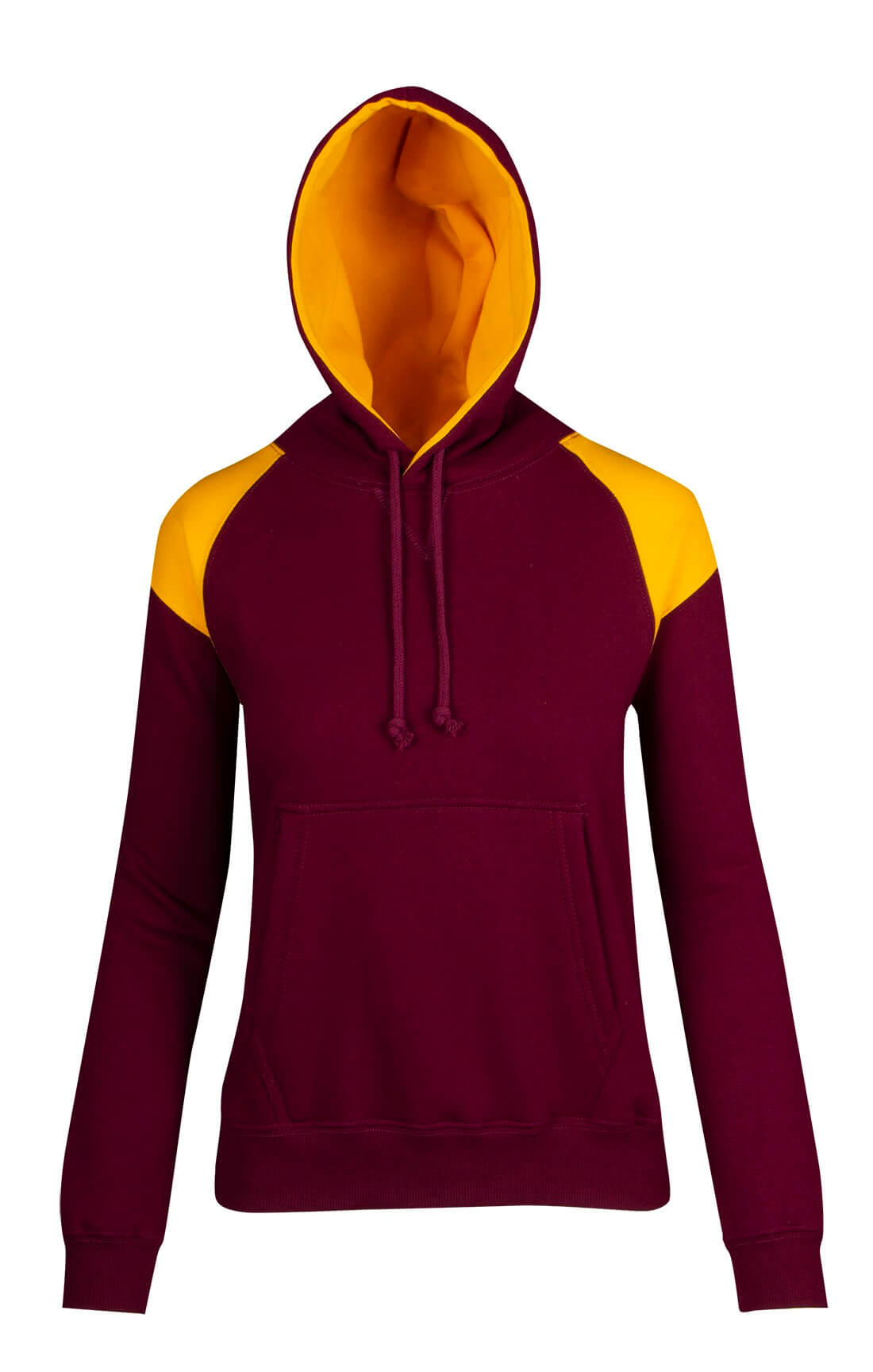 F303UN Team Ladies/Juniors Shoulder Contrast Panel Hoodie