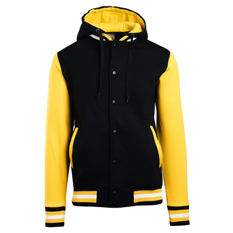 FB97UN Hooded Varsity Jacket Ladies