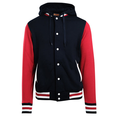 F907HB Hooded Varsity Jacket