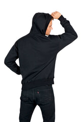 F909HZ Mens Brushed Heavy Zip Fleece Hoodie