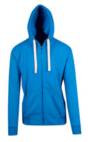 F909HZ Mens Brushed Heavy Zip Fleece Hoodie