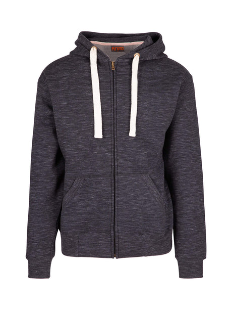 F909HZ Mens Brushed Heavy Zip Fleece Hoodie