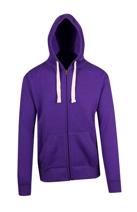 F909HZ Mens Brushed Heavy Zip Fleece Hoodie