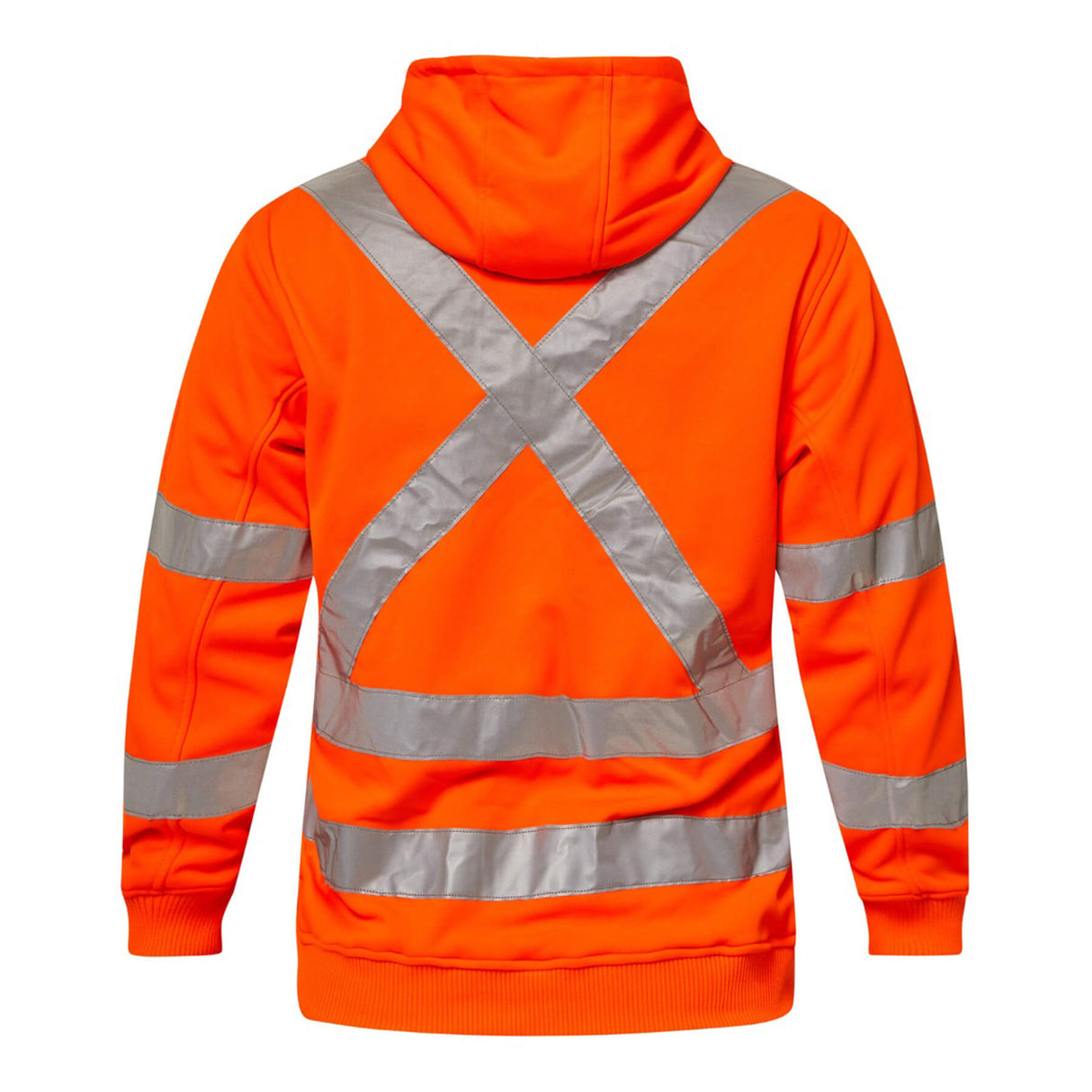 WT8016 Hi Vis Hoodie With X-Tape